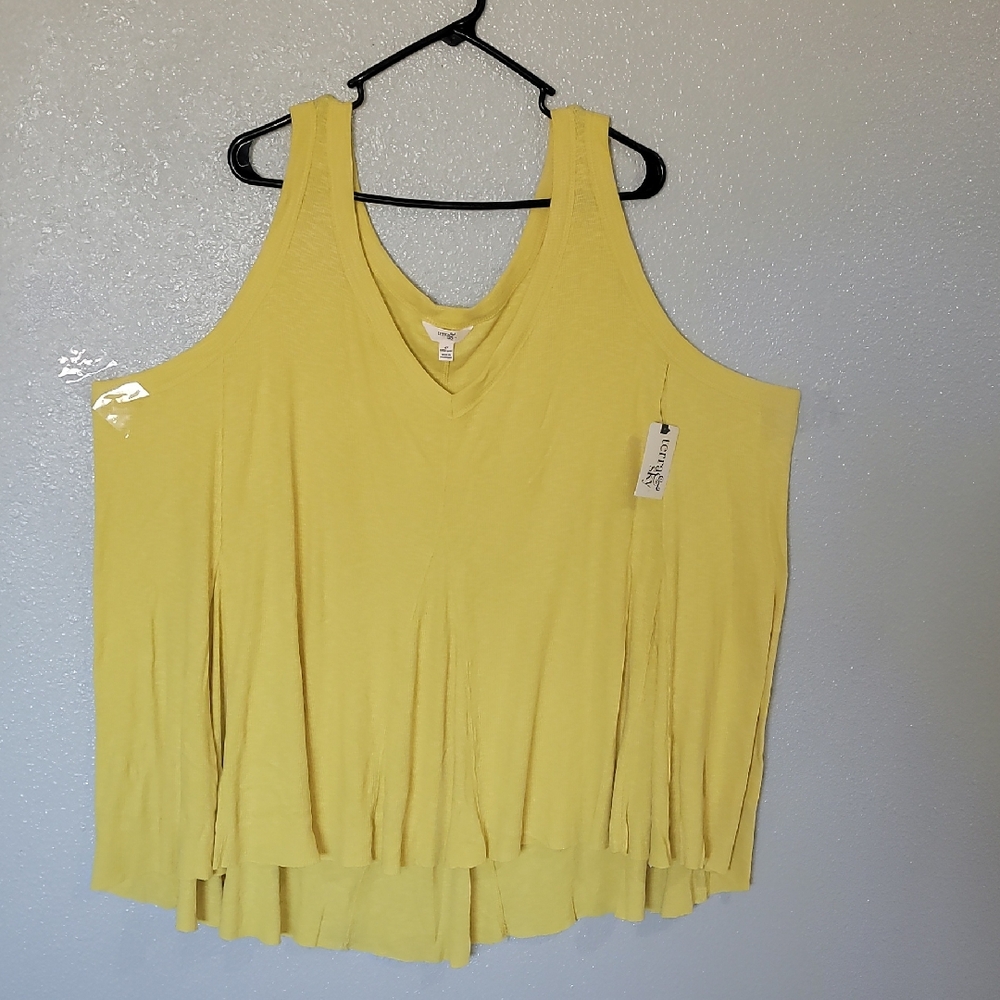 LAST CHANCE Terra & Sky Yellow Tank Top
